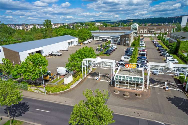 Die Hauptverwaltung der evm.Quelle: evm