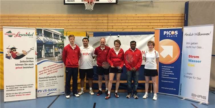 Die Herbstmeister: Felix Mehlan, Skender Bunjaku, Claus Schulte, Claudia Bauch, Arun Karuveli, Sandra Schreiber (v. l. n. r.). privat