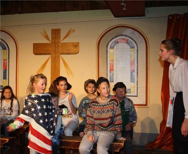 Die Herdmanns haben eine ganz andere Sichtweise auf die heilige Familie und deren Leid.Fotos: -TE-