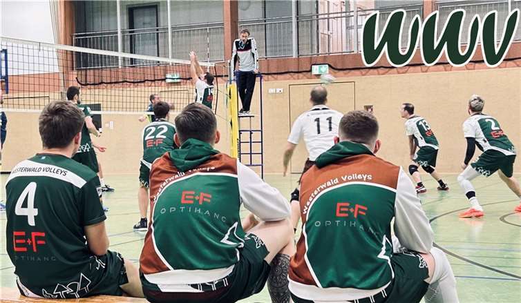 Die Herren 2 sind mit großem Vorsprung an Tabellenspitze. Quelle: Westerwald Volleys