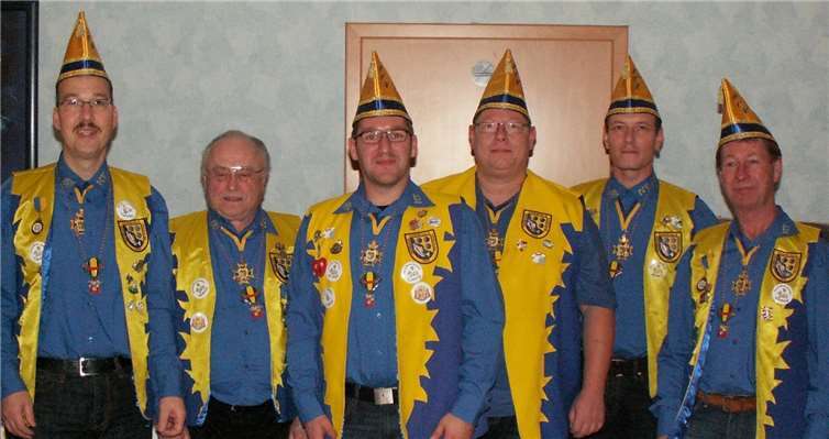 Die Herren des Fachbacher-Carneval-Verein.