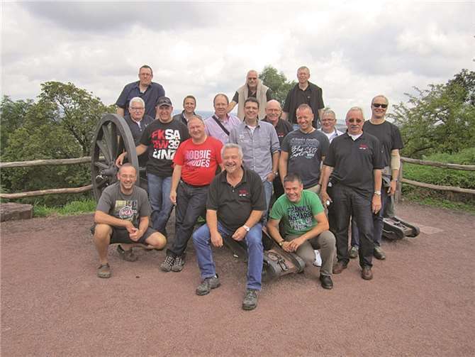 Die Herren erlebten einige interessante Tage in Mühlhausen und Umgebung. privat