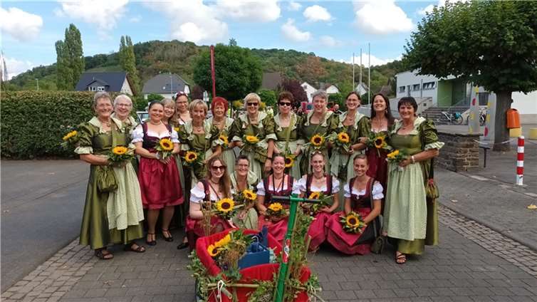Die Herzblättchen beim Weinfest. Foto: privat