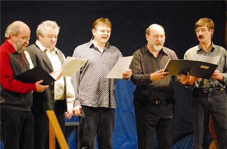Die Holzbach Harmonists in der heute aktuellen Besetzung (von links): Martin Hegemann, Andre Tillmann, Stefan Vollmari, Bernd Dahse und Roger Kern.