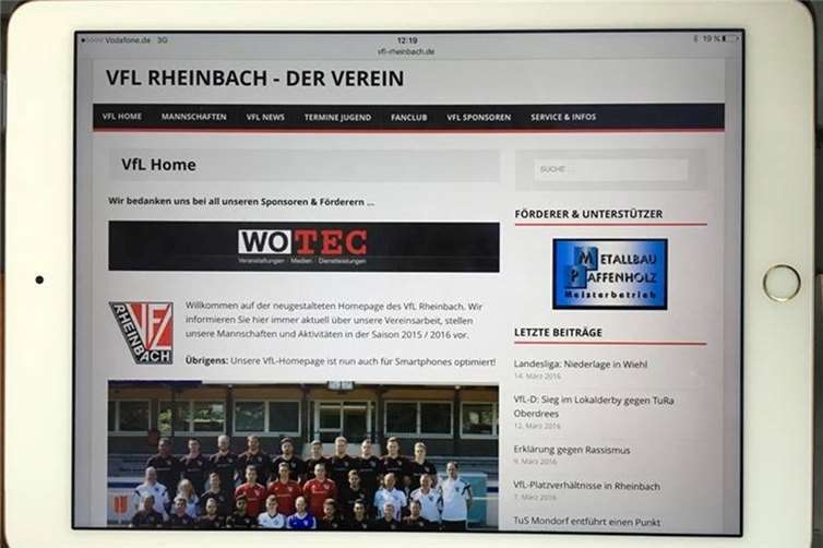 Die Homepage erstrahlt in neuem Glanz und ist für Smartphones optimiert.  privat