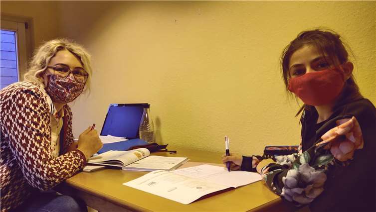 Die Homeschooling-Helden in Höhr-Grenzhausen aus dem Jugend- und Kulturzentrum „Zweite Heimat“.Foto: privat