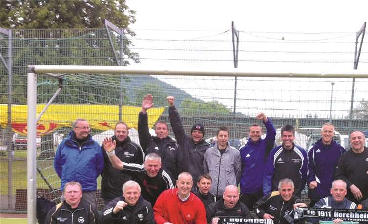 Die Horchheimer Truppe siegte bei ihrer Premiere um den Rheingrafenschild.privat