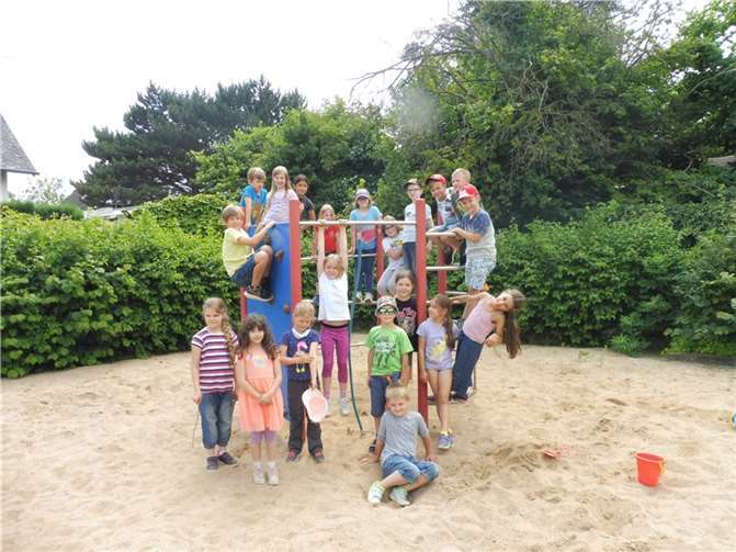 Die Hortkinder erlebten einen schönen Tag auf den Spielplätzen in Mendig. Fotos: privat