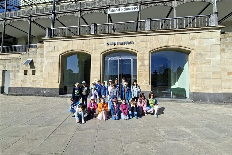 Die Hortkinder zu Besuch im Arp Museum in Rolandseck