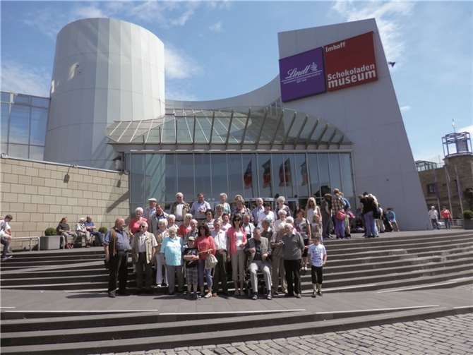 Die Hümmericher Seniorenfahrt führte in diesem Jahr nach Köln ins Schokoladenmuseum.privat
