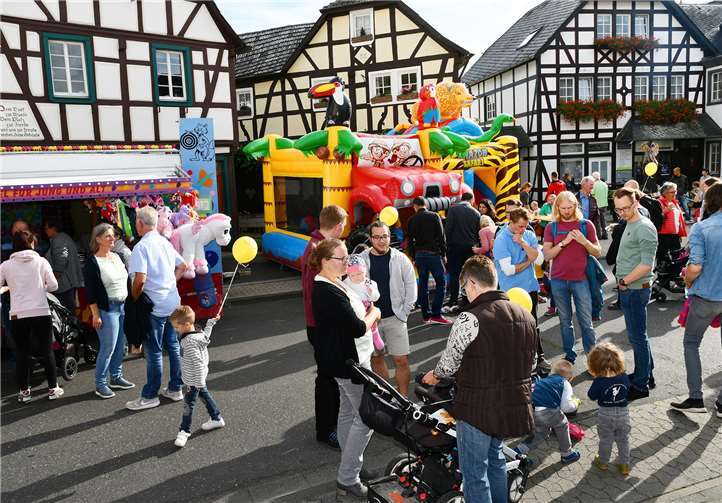 Die Hüpfburg war wie immer ein Anziehungspunkt.