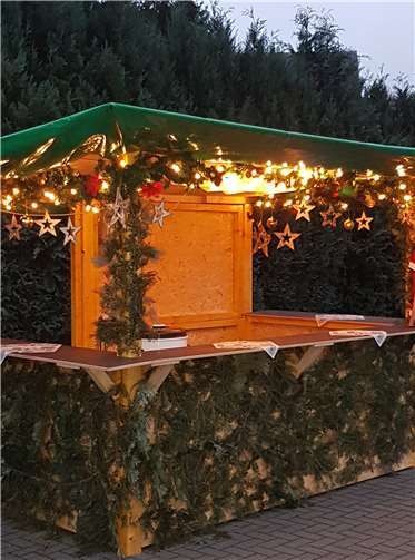 Die Hütte kann an den Adventssonntagen besucht werden. Foto: privat