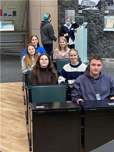 Die IGS Maifeld zu Besuch im Haus der Geschichte.  Foto: Sylvia Langen
