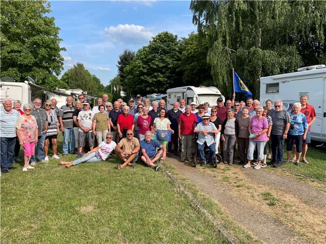 Die IPA (Internationel Police Association) Deutschland traf sich in der vergangenen Woche von Mittwoch bis Sonntag mit der Gruppe „IPA-Wohnmobilfreunde“, einem Kreis von Wohnmobilisten aus dem Polizeibereich, in Remagen auf dem Campingplatz „Goldene Meile“. Foto: privat