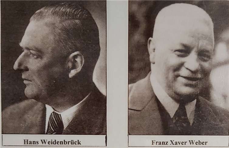 Die Idee zum Bau einer Rennstrecke im Bereich Adenau/Nürburg hatten der Jäger Hans Weidenbrück und der Bäckermeister Franz Xaver Weber.Foto: Archiv Museum