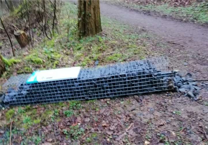 Die Informations-Stelen wurden umgestoßen. Fotos: privat