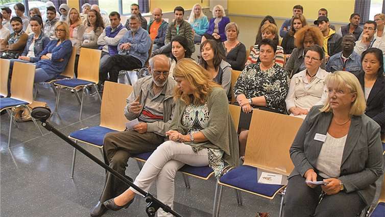 Die Informationsveranstaltung war gut besucht. privat