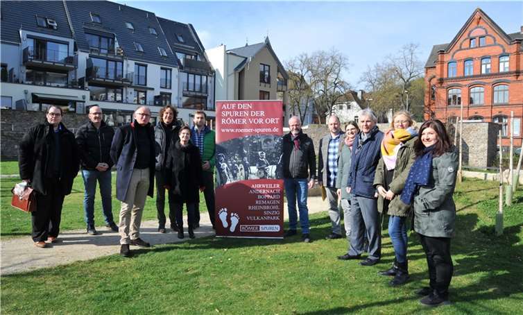 Die Initiative „Römerspuren“, ein Netzwerk von Museen mit römischem Schwerpunkt im Norden von Rheinland-Pfalz, traf sich in Andernach, um sich über Erfahrungen in Krisenzeiten und Visionen für die Zukunft auszutauschen.  Foto: Christoph Maurer, Stadt Andernach