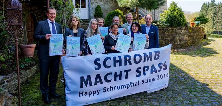 Die Initiatoren hoffen auch in diesem Jahr auf schönes Wetter und zahlreiche Besucher bei „Schromp macht Spaß - Happy Schrumpftal 2016“. Fotos: EP