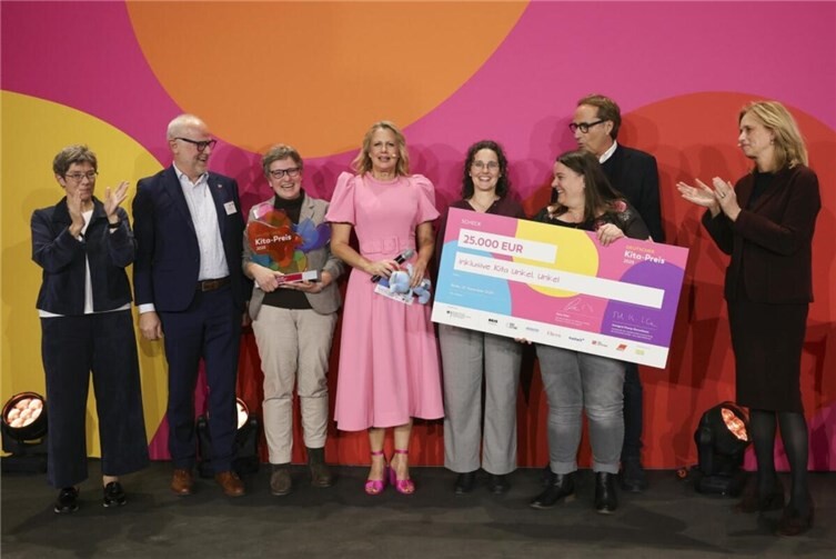 Die Inklusive Kita Unkel ist die Kita des Jahres 2025.Foto: DKJS/Sebastian Semmer