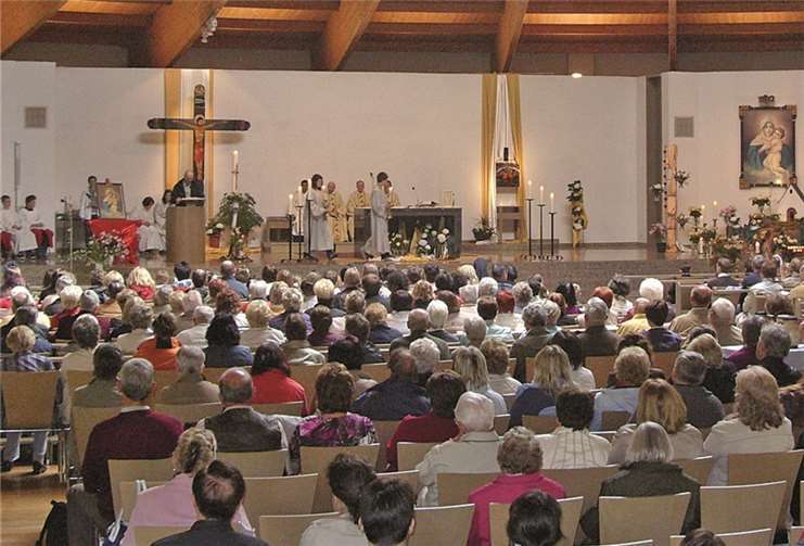 Die Innenansicht der Pilger-Kirche. privat