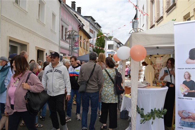 Die Innenstadt war stets gut besucht.