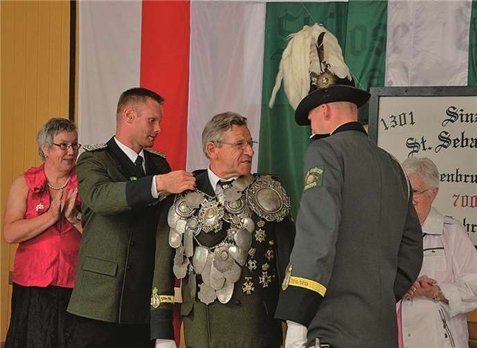 Die Inthronisierung von Wilfried Fromm war der Höhepunkt des Abends.