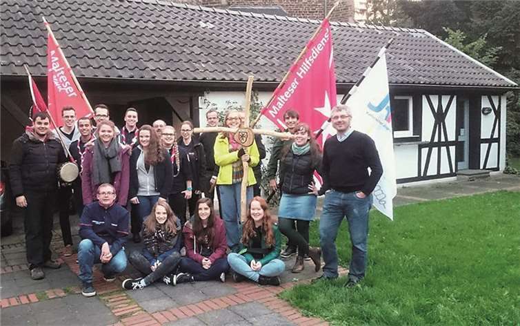 Die JAKK und die Malterser Jugend zusammen mit Thomas Taxacher. Privat
