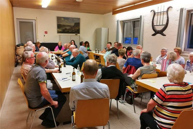 Die Jahreshauptversammlung im Kasbacher Bürgerhaus. Privat