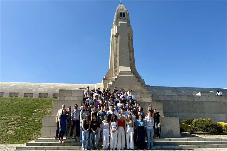 Die Jahrgangsstufe 12 erlebte eine eindrucksvolle Studienfahrt. Foto: privat