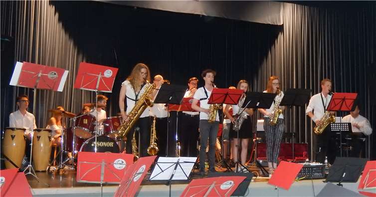 Die Jazz-Combo heizte die Stimmung kräftig an.