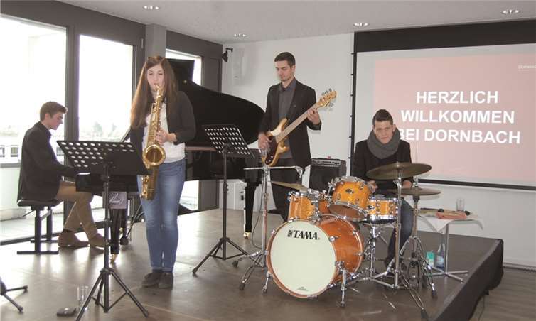 Die Jazzcombo des Landesmusikgymnasiums Rheinland-Pfalz aus Montabaur sorgte während des Festakts für den passenden musikalischen Rahmen.
