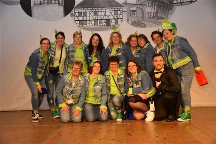 Die Jecken Wiever der KG Grün Gelb Fritzdorf feiern 2024 ihr 20-jähriges Bestehen.  Foto: privat