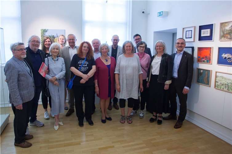 Die Jubiläumsausstellung der Gruppe 93 im Roentgen-Museum Neuwied ist eröffnet.  Foto: Wolfgang Tischler