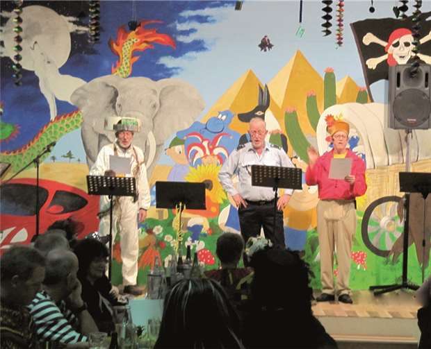 Die Jubiläumssitzung der KaJuLü Blau-Gelb.Privat