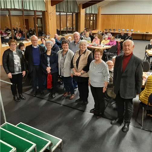 Die Jubilare der Senioren Union Mendig.  Foto: Gerd Schäfer