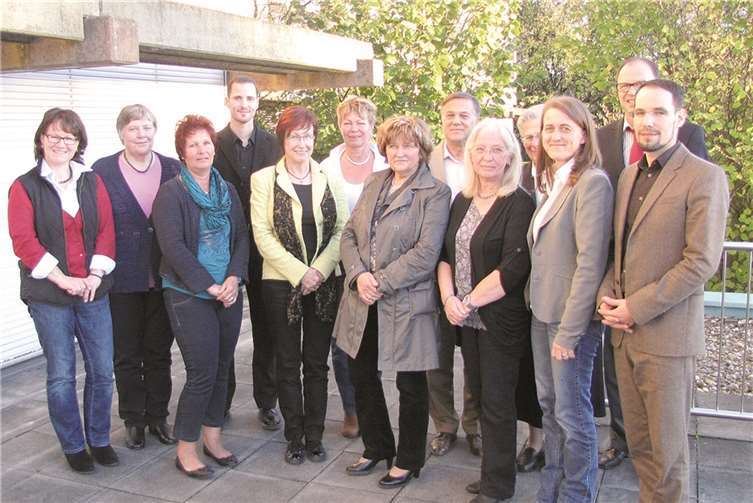 Die Jubilare und Verabschiedeten freuten sich über die gemeinsame Feierstunde. privat