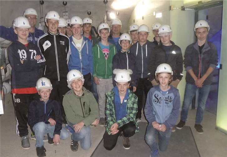 Die Jugend der SG unternahm zu Saisonabschluss unter anderem spannende Besichtigungen.privat