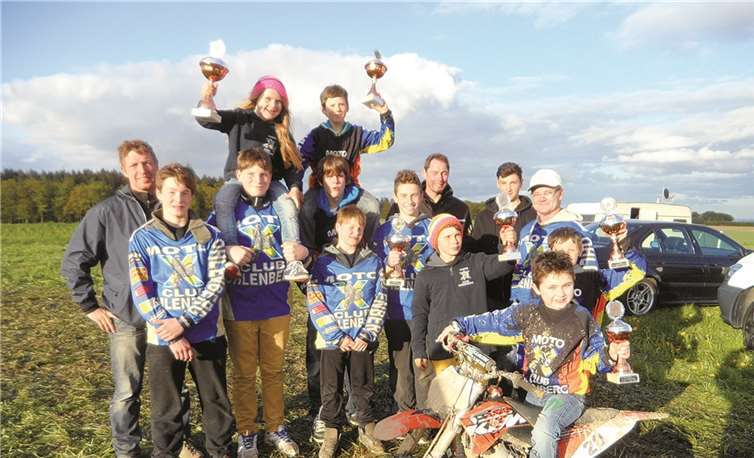 Die Jugend des MCC Ohlenberg konnte sich in Kleinhau den Sieg sichern.privat