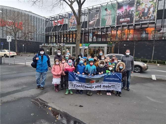 Die Jugend des TTC Buschhoven war zu Besuch im Kinopolis in Bonn-Bad Godesberg.Foto: privat