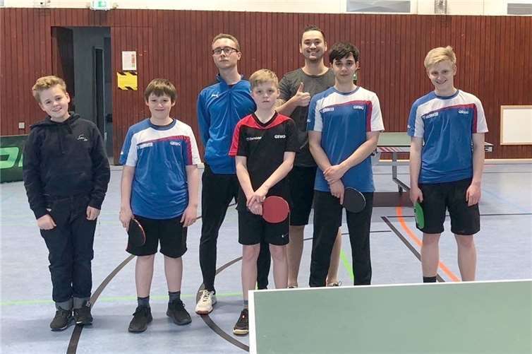 Die Jugend des TTV Oberwinter gewann gegen Oedingen und holte sich damit ersten Sieg in der Kreisliga-Frühlingsrunde.  Fotos: privat