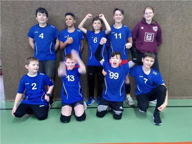 Die Jugend männlich des TV Vallendar - Volleyball.  Foto: TVV