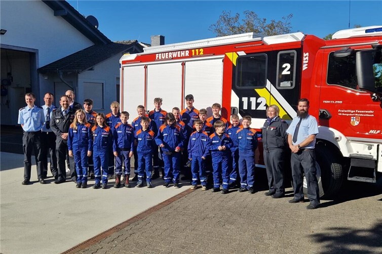 Die Jugendfeuerwehr Breitscheid verabschiedete ihre Jugendwartin Maike Buhr-Wintermeyer.
