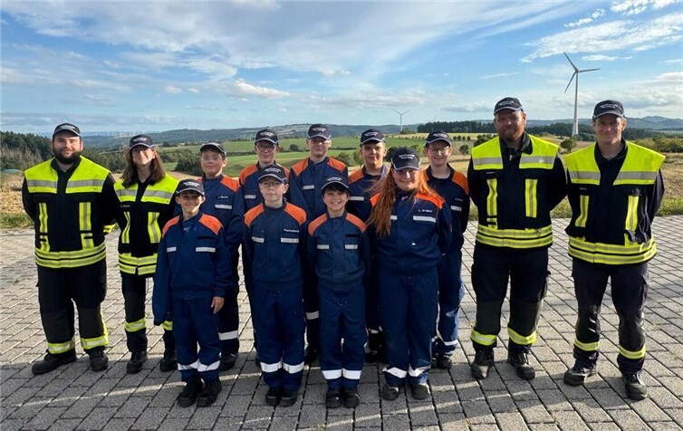 Die Jugendfeuerwehr Kürrenberg.