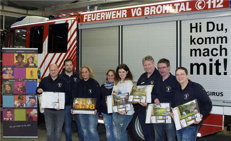 Die Jugendfeuerwehr gab für den Kalender interessante Einblicke in ihre Arbeit. Kreisjugendfeuerwehr Ahrweiler