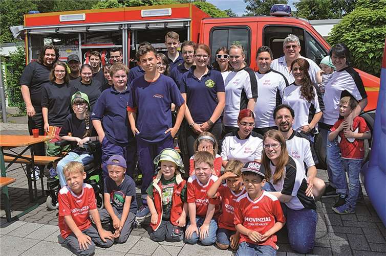 Die Jugendfeuerwehr wirbt um Nachwuchs.