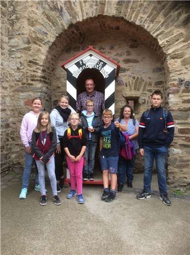 Die Jugendgruppe auf der Festung Ehrenbreitstein hatte viel Spaß.Fotos: Musikverein