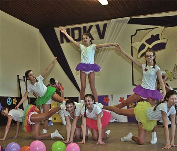 Die Jugendgruppe zeigte einen klasse Tanz.