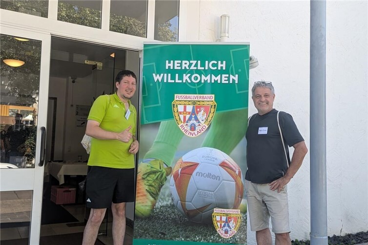 Die Jugendleiter Matthias Krechel und Martin Fuchs.