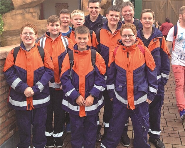 Die Jugendlichen erlebten einen unvergesslichen Tag.privat